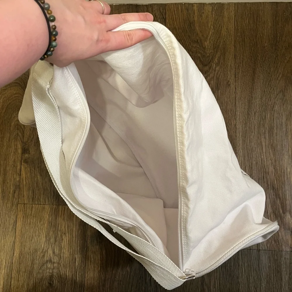 Vintage Tommy Hilfiger White Duffel Bag NWOT